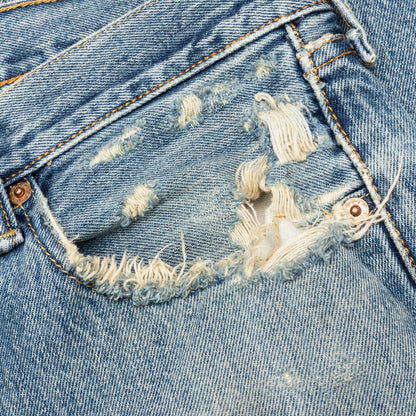 Denim Repair Pants - Indigo