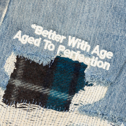Denim Repair Pants - Indigo