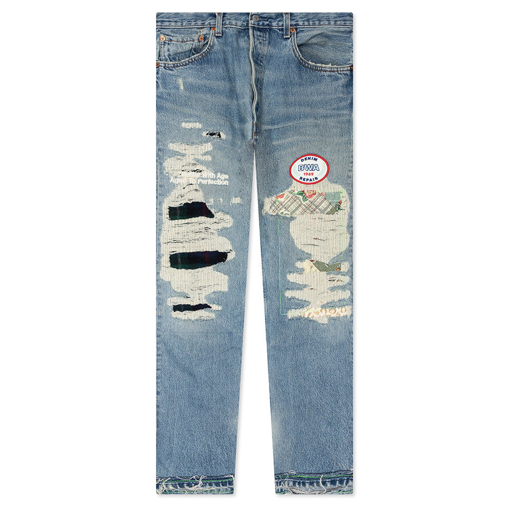 Denim Repair Pants - Indigo