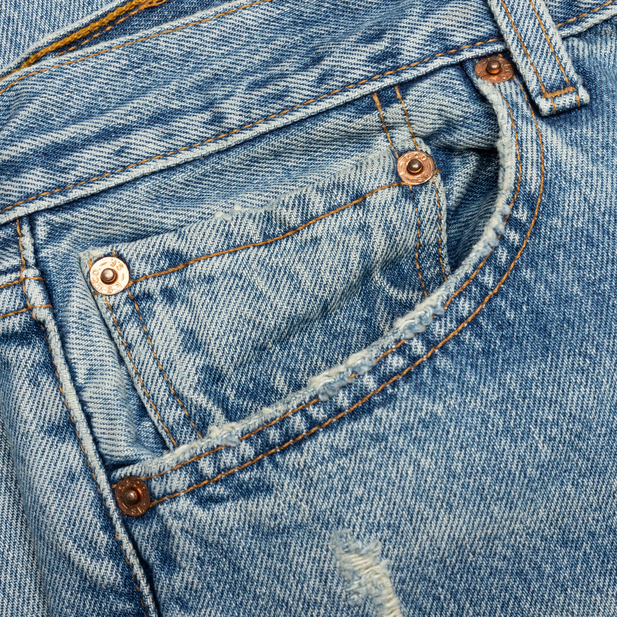 Denim Repair Pants - Indigo