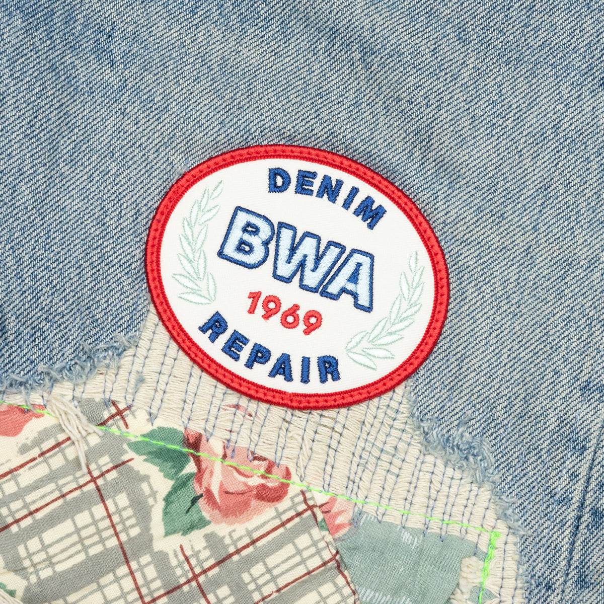 Denim Repair Pants - Indigo