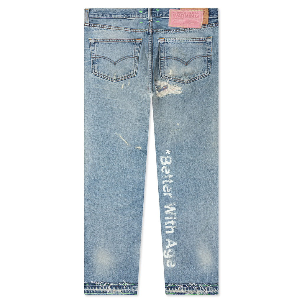 Denim Repair Pants - Indigo