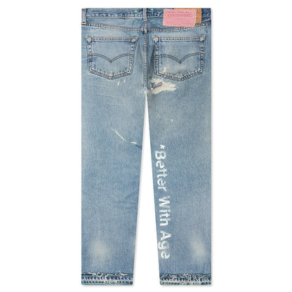 Denim Repair Pants - Indigo