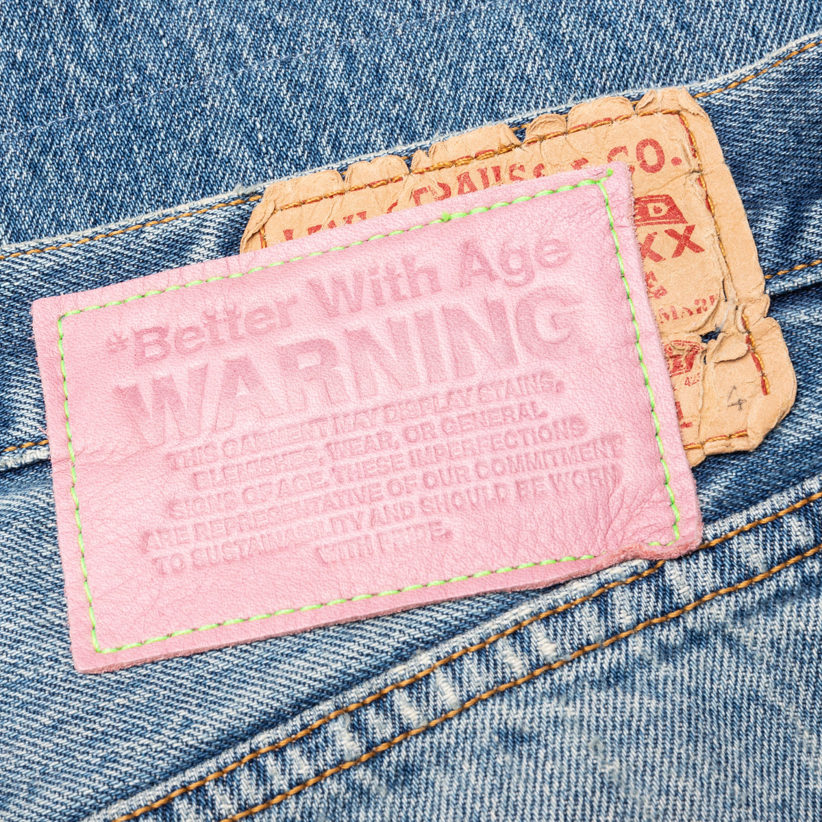 Denim Repair Pants - Indigo