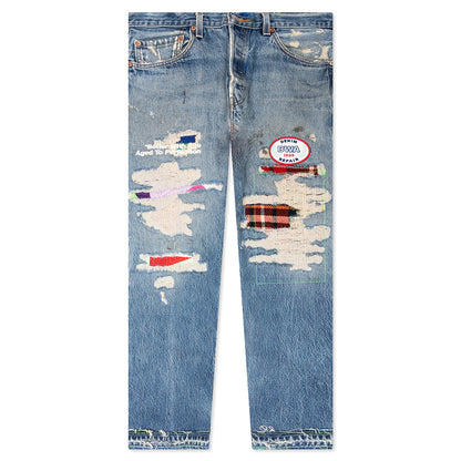 Denim Repair Pants - Indigo