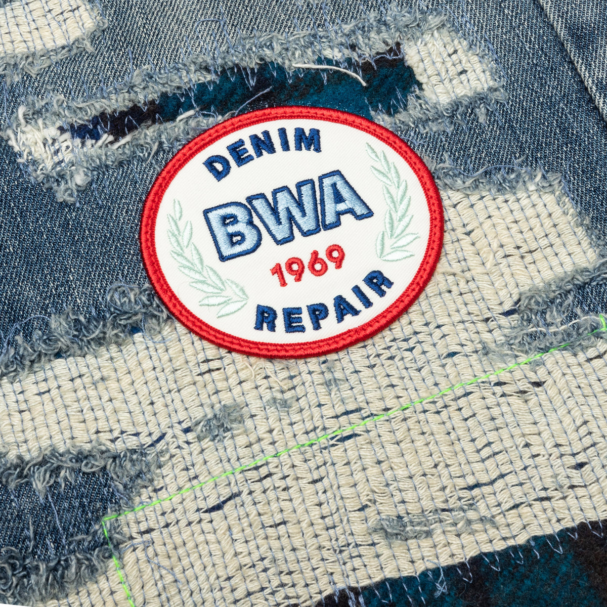 Denim Repair Pants - Indigo