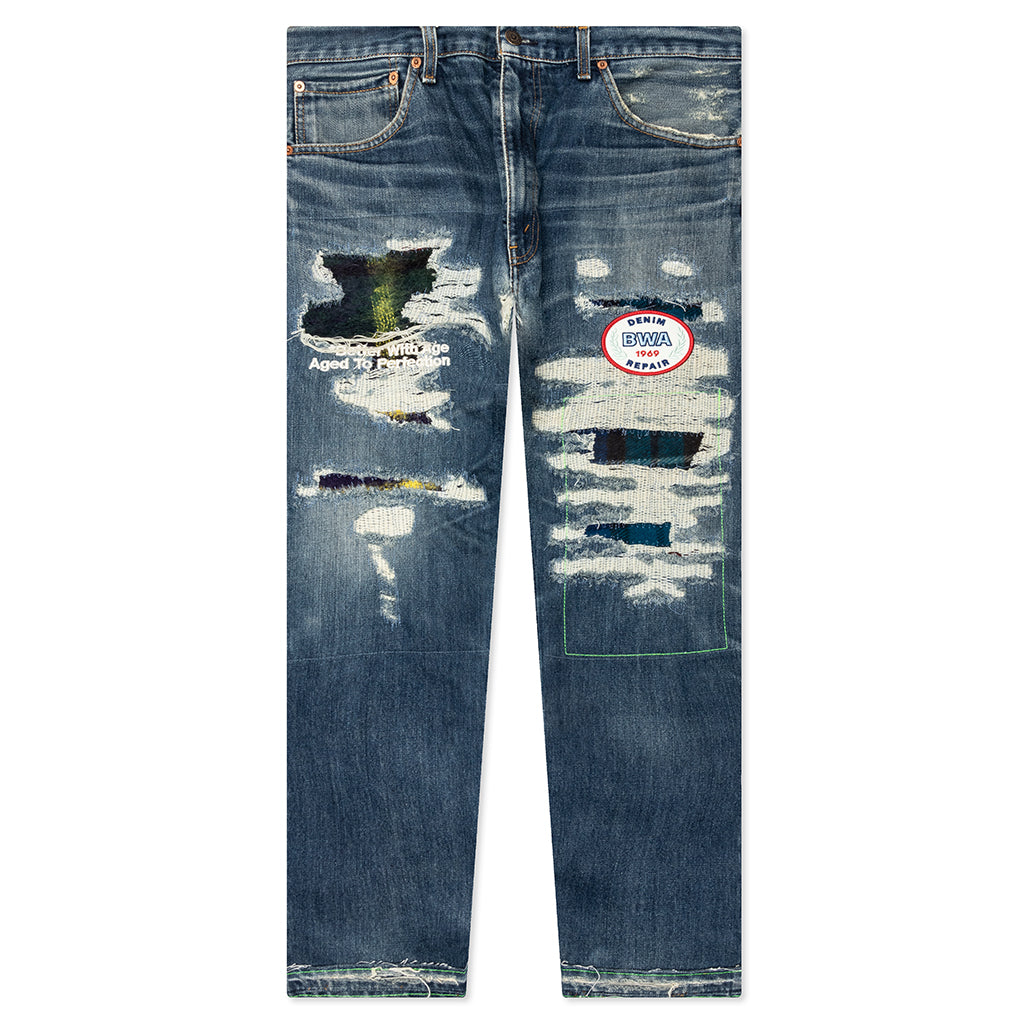 Denim Repair Pants - Indigo