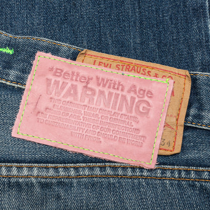 Denim Repair Pants - Indigo