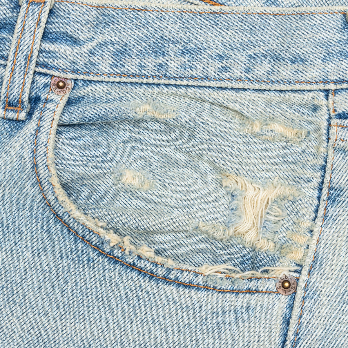 Denim Repair Pants - Indigo