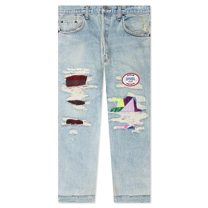 Denim Repair Pants - Indigo