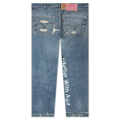 Denim Repair Pants - Indigo