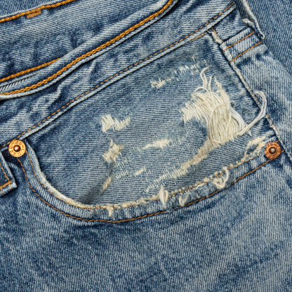 Denim Repair Pants - Indigo