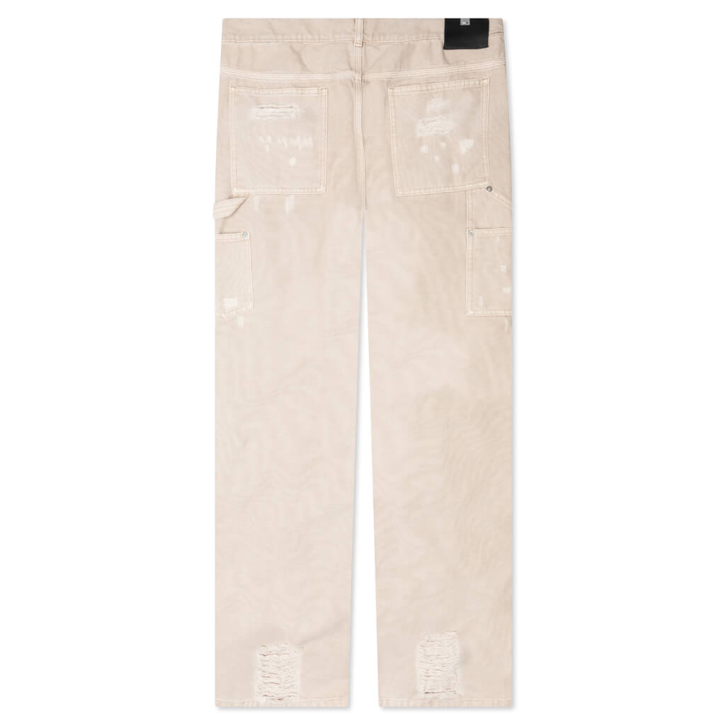 Destroyed Carpenter Pant - Off-White
