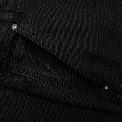 Destroyed Carpenter Pant - Washed Black