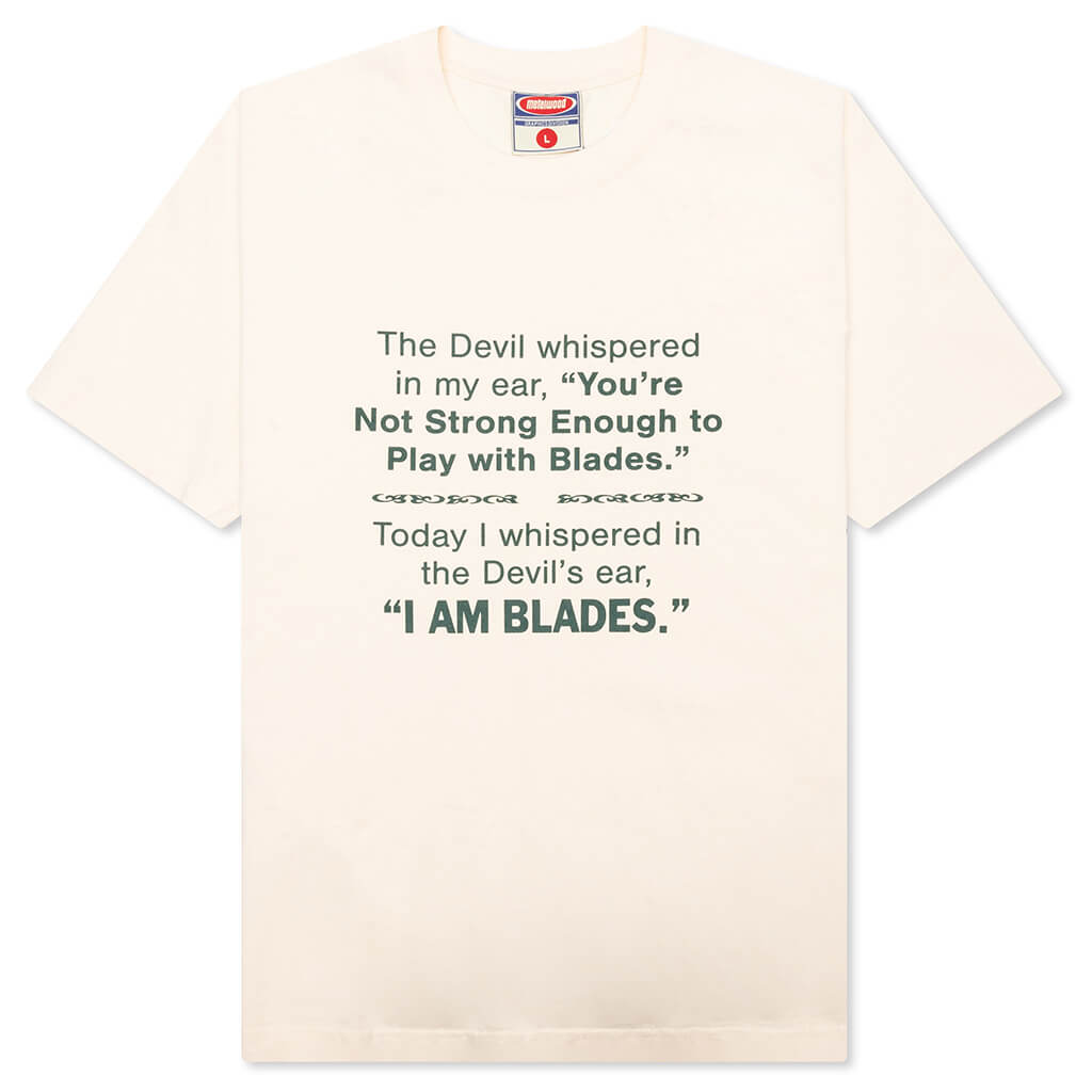 Devil Whispered T-Shirt - Bone