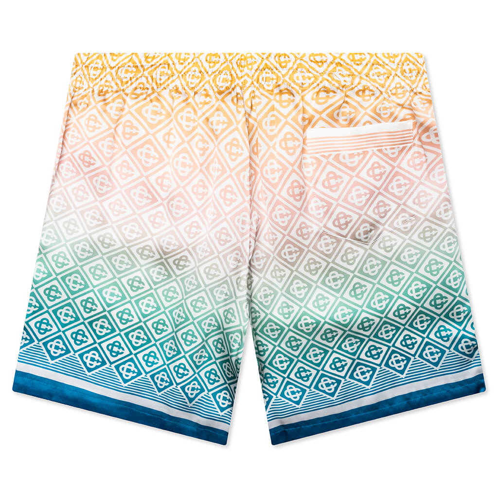 Silk Shorts - Diamond Monogram Degrade