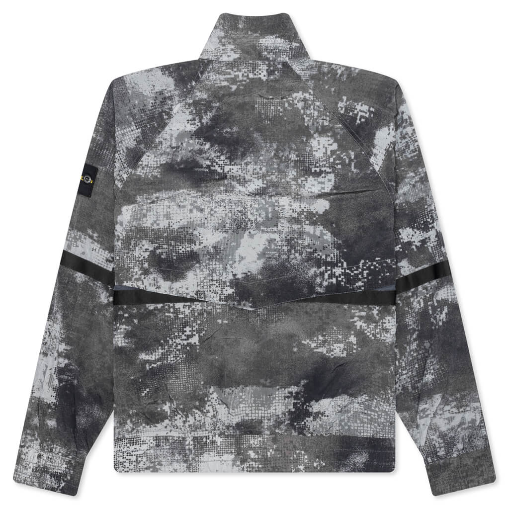 Dissolving Grid Camo Jacket - Grey