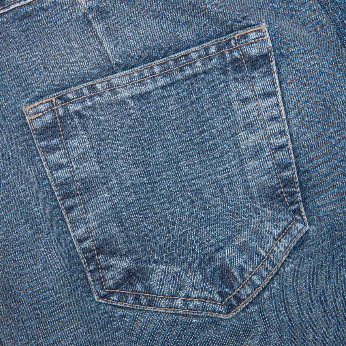 Double Cargo Denim Jeans - Washed Indigo