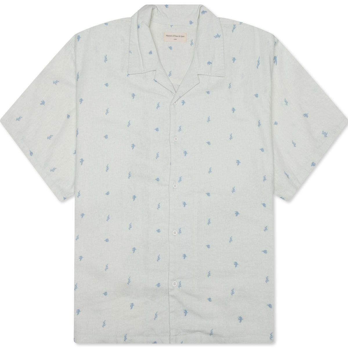 Doves Linen Button-Up - White