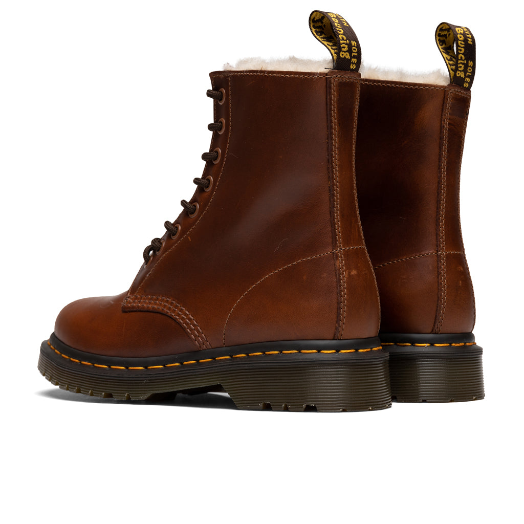 Women's 1460  Faux Fur Lined Boots - Butterscotch Orleans
