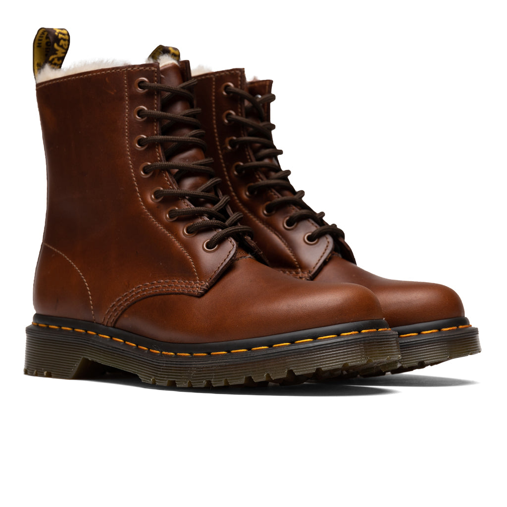 Women's 1460  Faux Fur Lined Boots - Butterscotch Orleans
