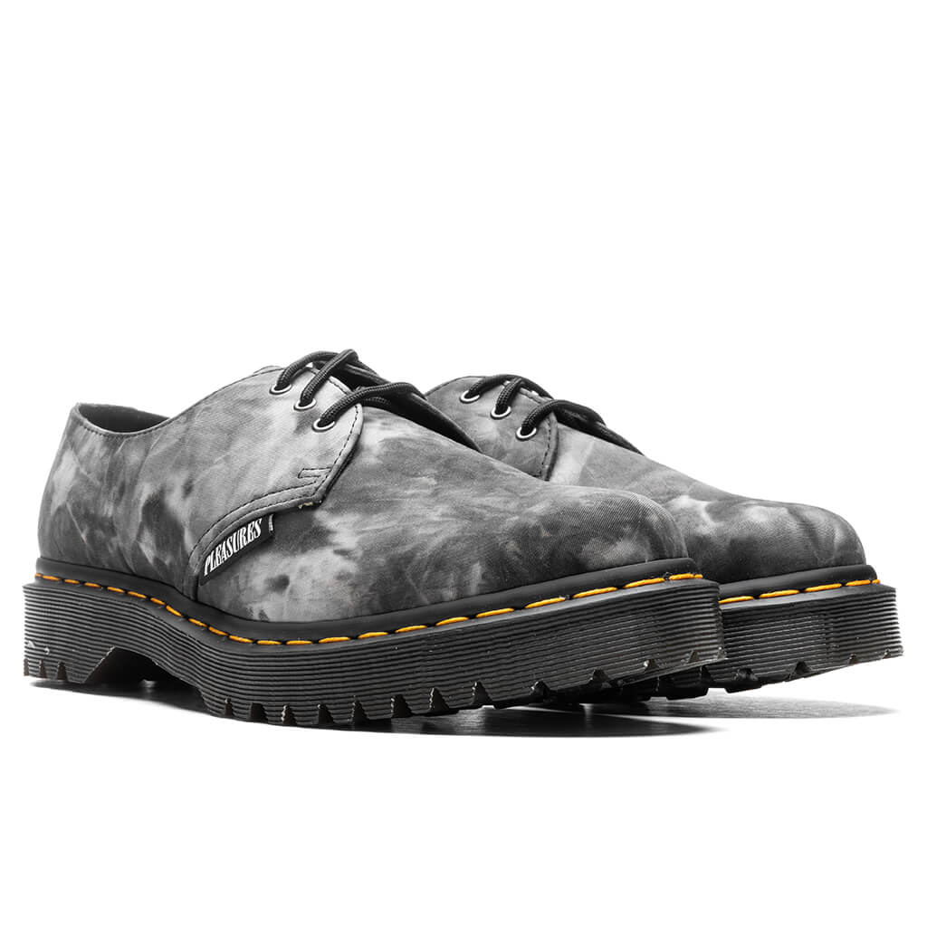 Dr. Martens x Pleasures 1461 Bex - Black/White Tie Dye