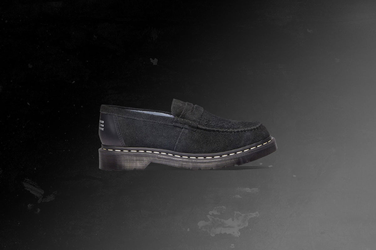 Dr. Martens x Neighborhood Penton Creeper - Black Hairy Suede Smooth