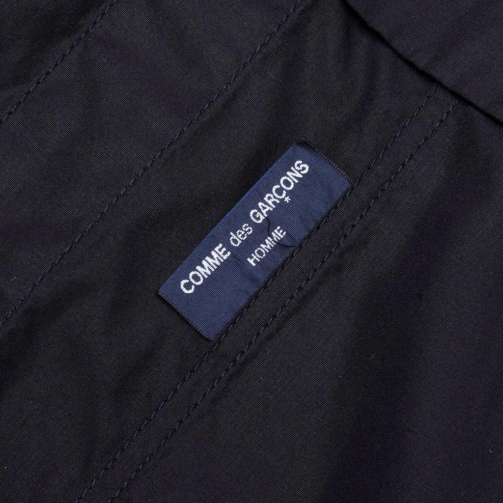 Drawstring L/S Shirt - Black