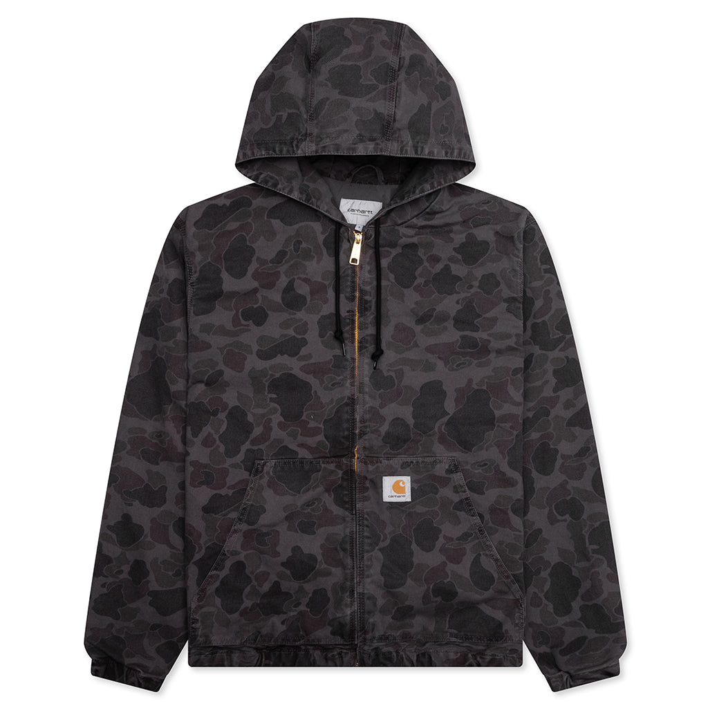 Duck Active Jacket Garment Dyed - Camo Duck Green/Graphite