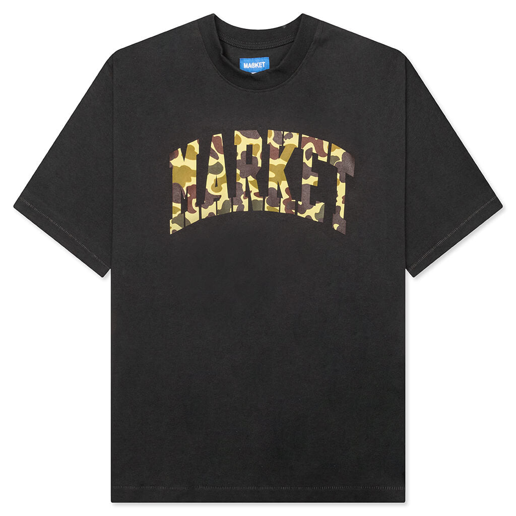 Duck Camo Arc T-Shirt - Washed Black