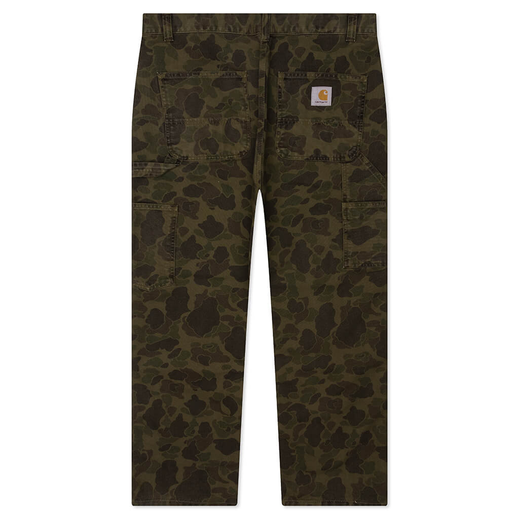 Duck Single Knee Pant Garment Dyed - Camo Duck Green/Office Green