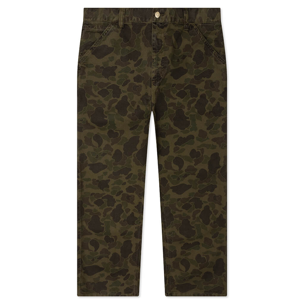Duck Single Knee Pant Garment Dyed - Camo Duck Green/Office Green
