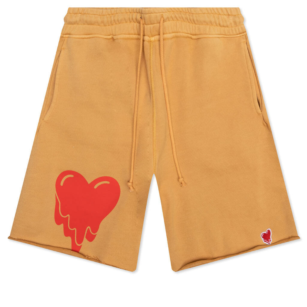 Heart Logo Sweatshort - Tan