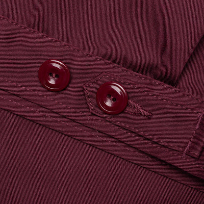 Hopeless Romantic Work Jacket - Burgundy
