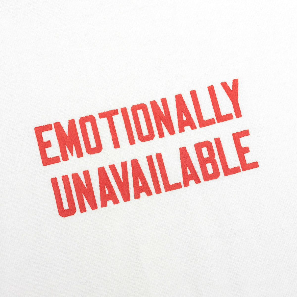 Logo Type Tee - White