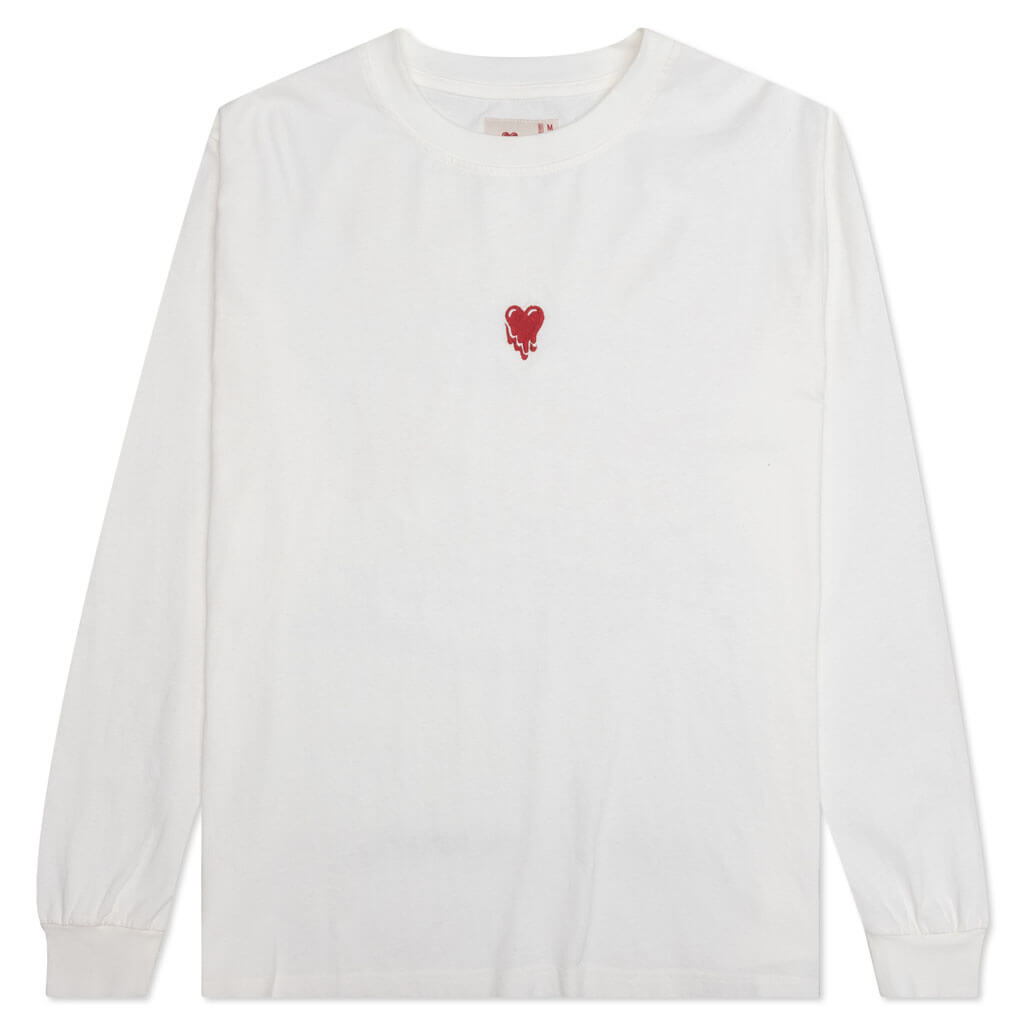 Multi Logo L/S Tee - White