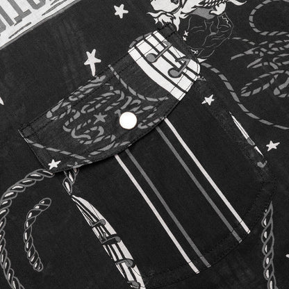 Rodeo Bandana S/S Shirt - Black