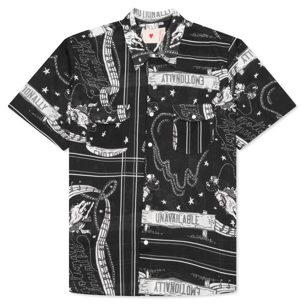Rodeo Bandana S/S Shirt - Black