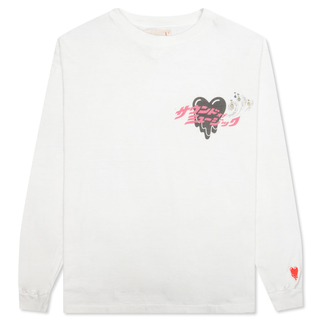 Saddest Sound L/S Tee - White