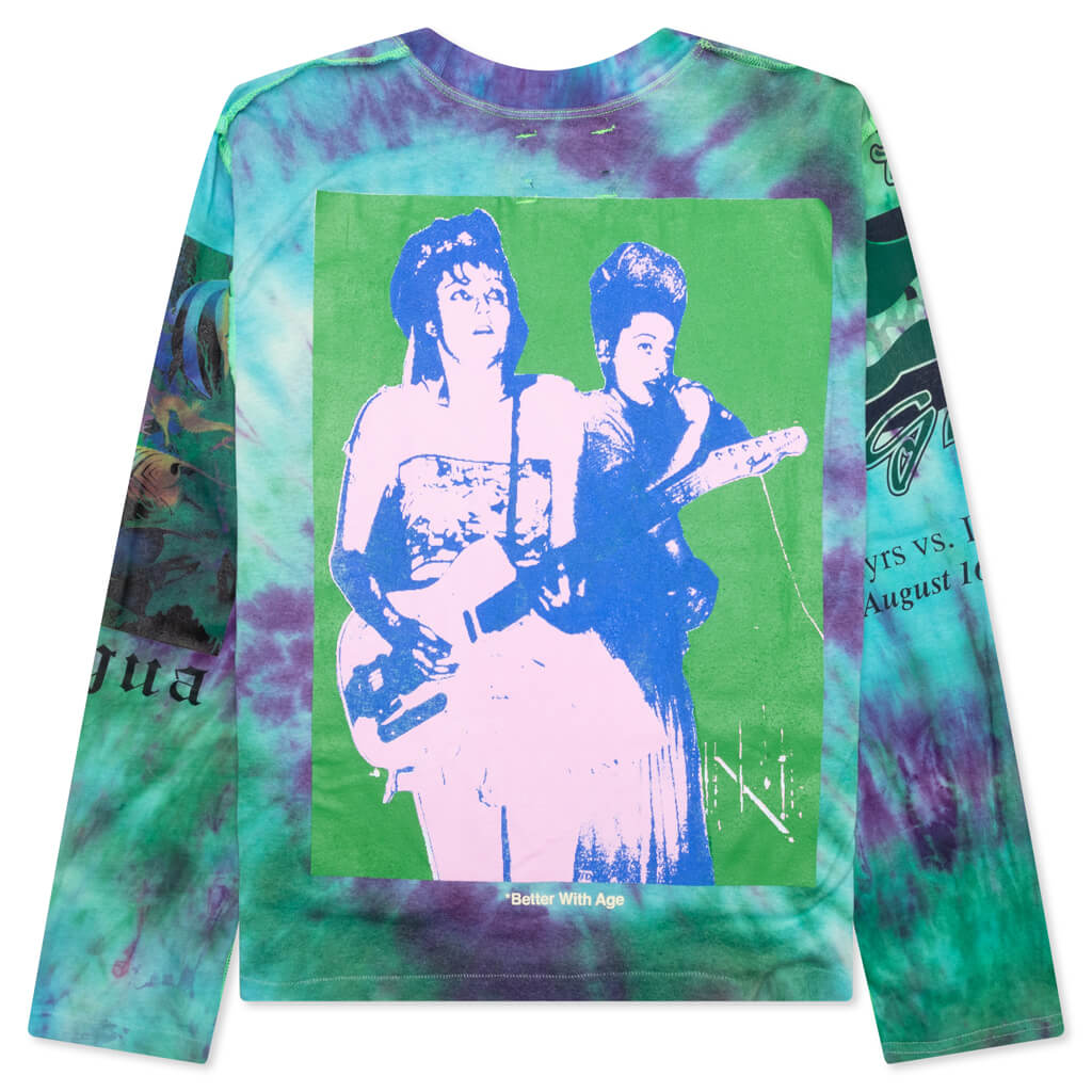 Encore Tie Dye Reversible L/S Tee - Multi