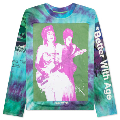 Encore Tie Dye Reversible L/S Tee - Multi