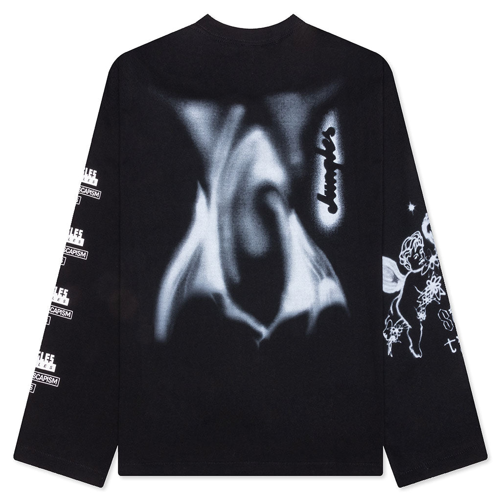 Escapism Long Sleeve Tee - Black