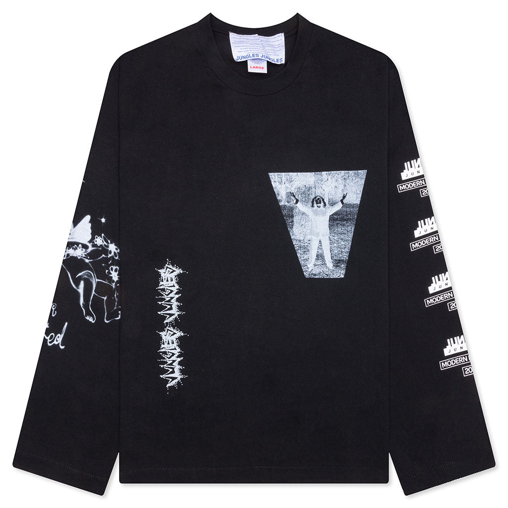 Escapism Long Sleeve Tee - Black