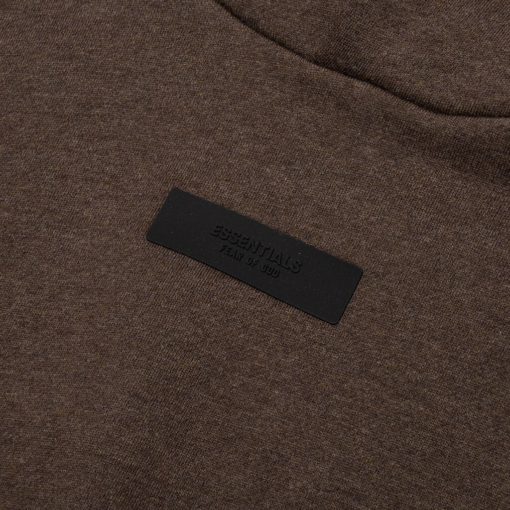 Essentials Kid's Hoodie - Heather Wood