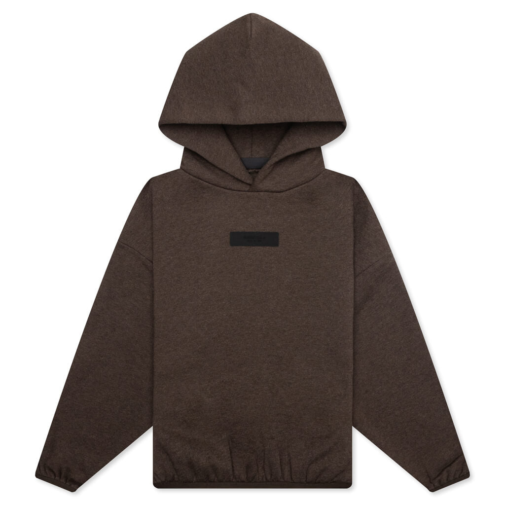Essentials Kid's Hoodie - Heather Wood