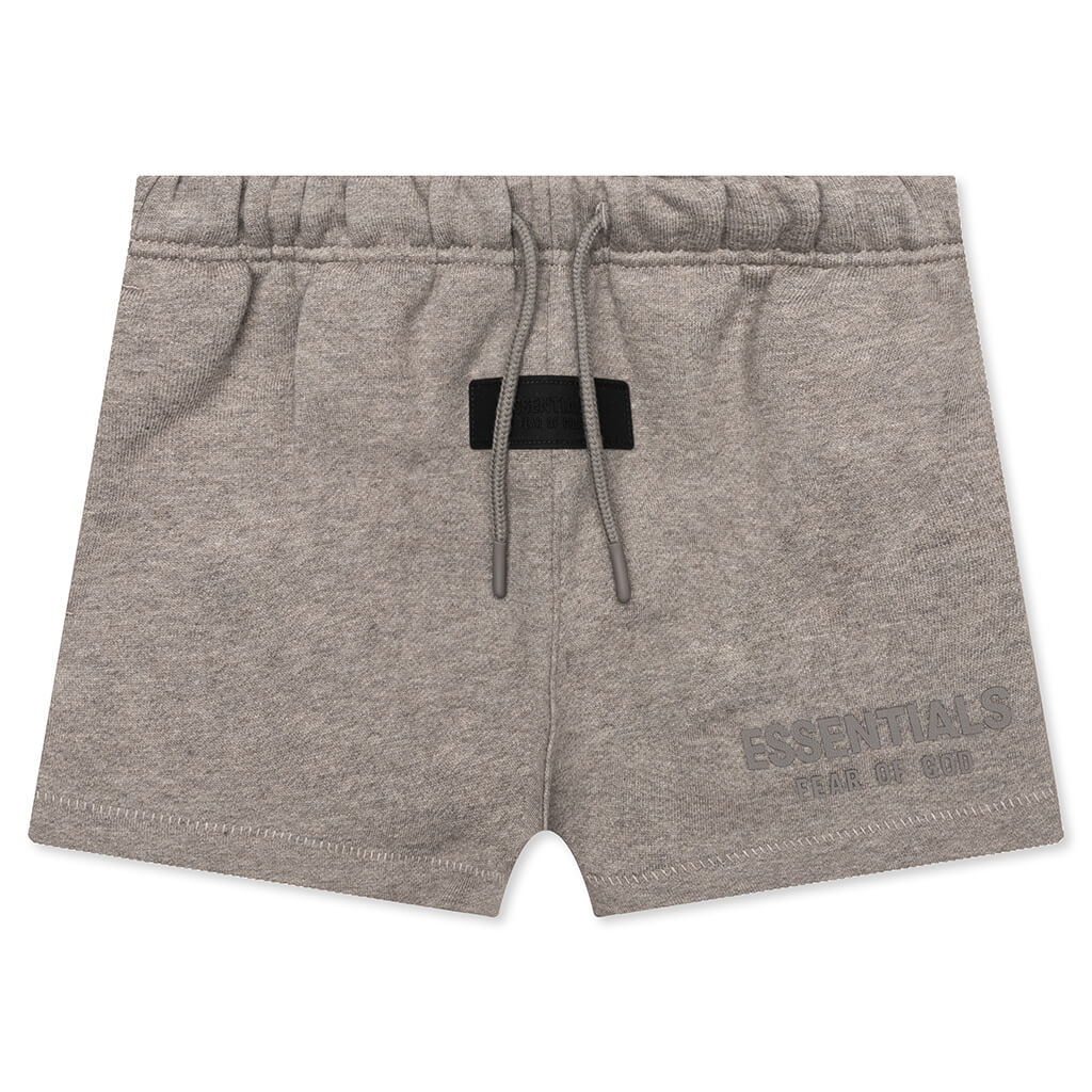 Essentials Kid's Sweatshort - Heather Grey