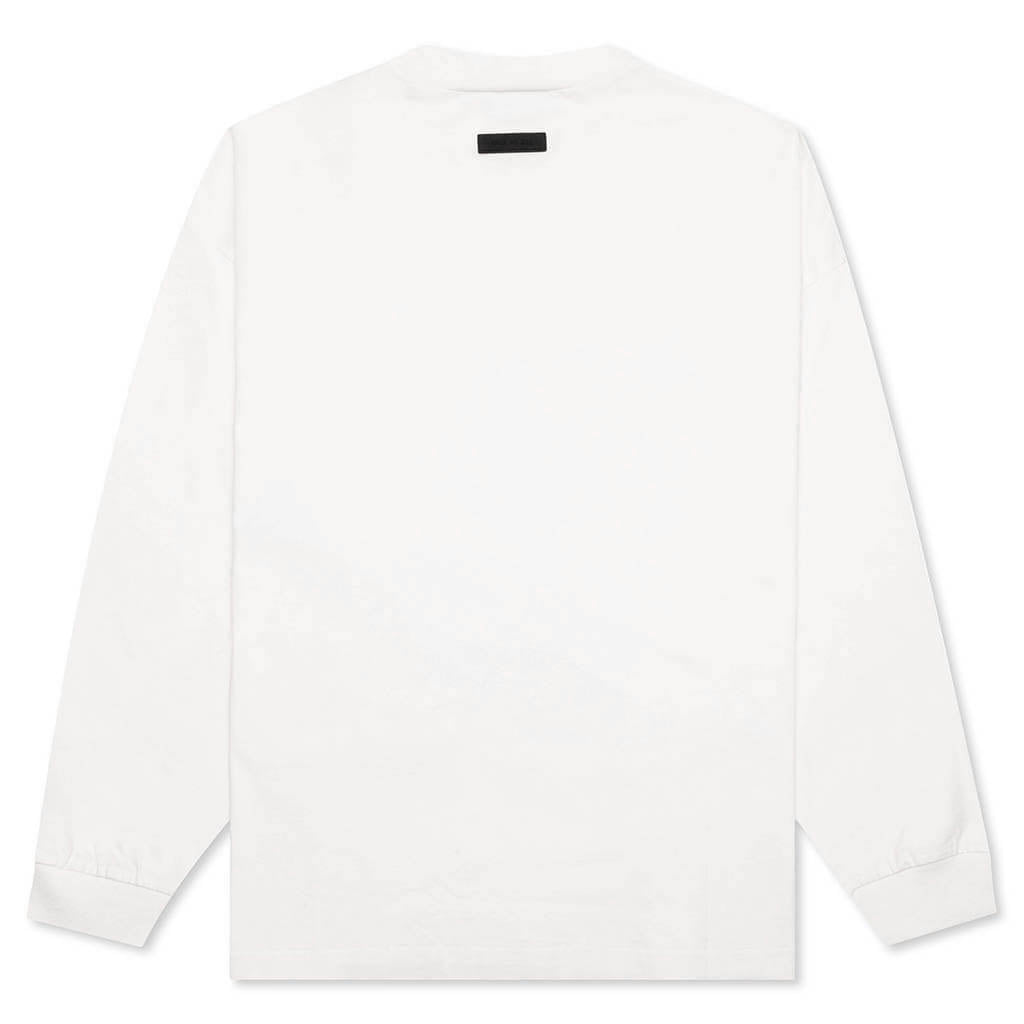 Essentials L/S Tee - Cloud Dancer