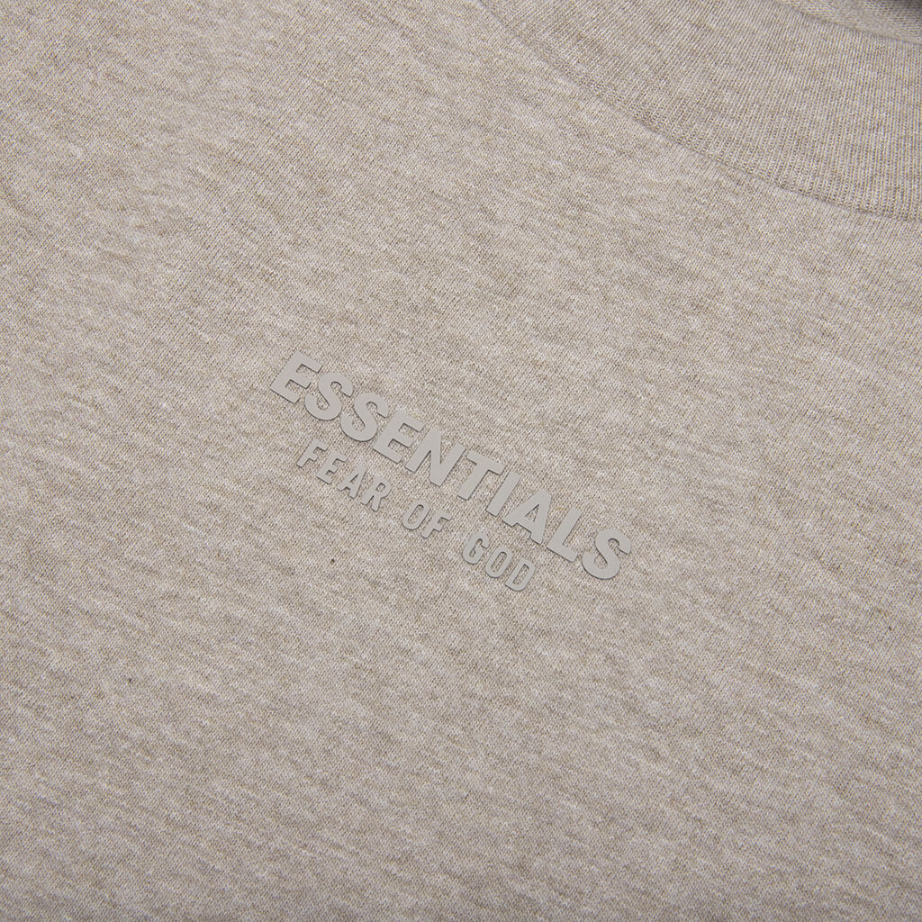 Essentials L/S Tee - Core Heather