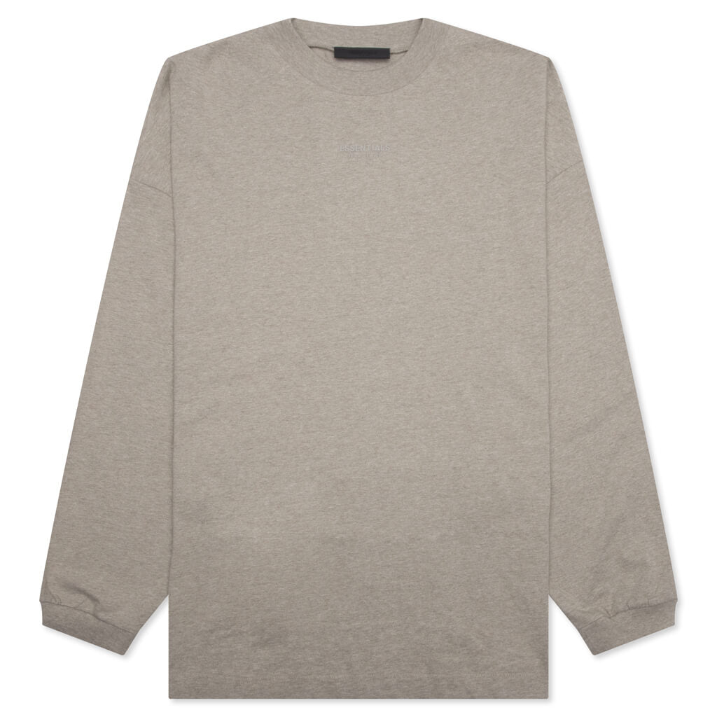 Essentials L/S Tee - Core Heather