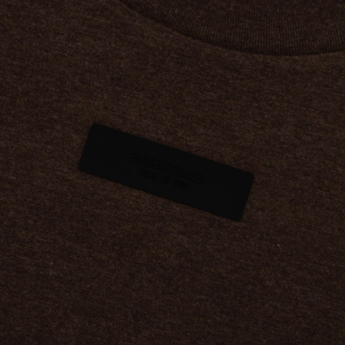 Essentials L/S Tee - Heather Wood